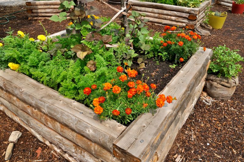 Raised Flower Bed Construction